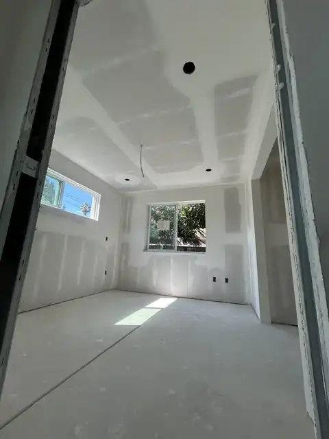 ADU drywall hanging, taping and level-4 finish 2026 project photo